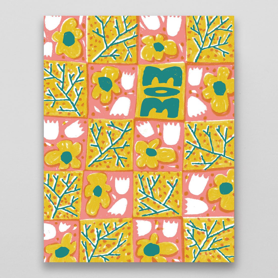 Mom Squares - Blue